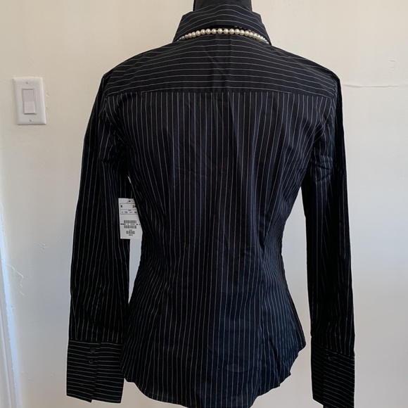 2 H&M Pinstripe Blouses - Picture 3 of 10